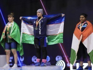 Weightlifting: Nigora Suvonova won 6 gold medals at the Asian Championships