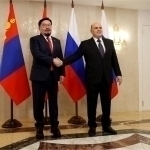 Mo‘g‘uliston Bosh vaziri rus tilini bilsa ham Mishustinga o‘z ona tilida gapirdi