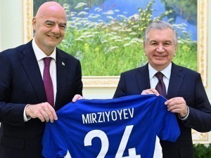 Mirziyoyev bugun FIFA prezidenti bilan uchrashadi