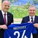 Mirziyoyev bugun FIFA prezidenti bilan uchrashadi