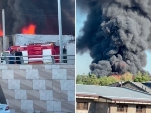 Zangiotadagi sexga o‘t ketdi (video)