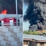 Zangiotadagi sexga o‘t ketdi (video)
