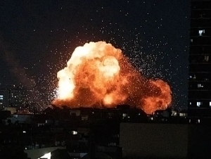 Эрон ва “Ҳизбуллоҳ” бир вақтнинг ўзида Исроилга зарба берди (видео)