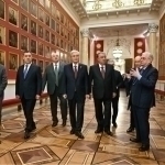 MDH yetakchilari Ermitajda (video)