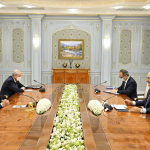 Turkiya TIV rahbari Shavkat Mirziyoyev qabulida bo‘ldi