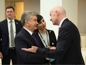 Shavkat Mirziyoyev AQSHda FIFA prezidenti bilan uchrashdi