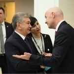 Shavkat Mirziyoyev AQSHda FIFA prezidenti bilan uchrashdi
