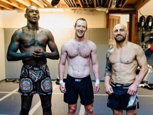 Sukerberg UFC chempionlari bilan mashg‘ulot o‘tkazdi