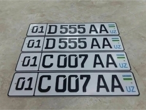 Uzbekistan's most expensive license plate of 2024 sold for nearly 1 billion soums