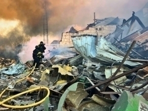 Россия Киевга зарба берди. Қурбонлар ва ярадорлар бор