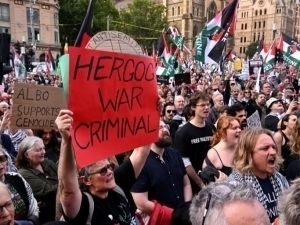 “Ғазодаги воқеаларга бефарқ эмасмиз” – Мелбурнда минглаб намойишчилар тўпланди