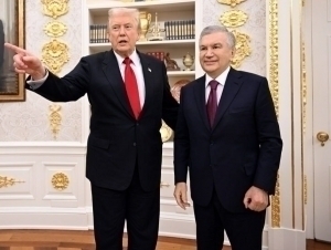 Mirziyoyev holds talks with Trump at the White House