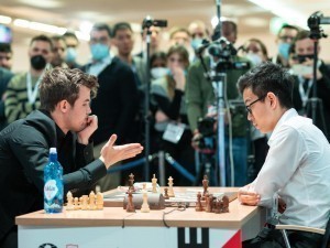 Today, Abdusattarov will compete against Carlsen