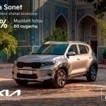 Kia Uzbekistan – Kia Sonet uchun yillik 0% dan boshlanadigan muddatli to‘lovni e’lon qildi