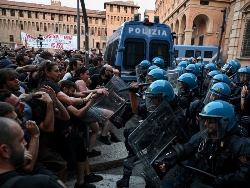 Italiya ham yonyapti: Milanga 500 nafar harbiy kiritiladi (video)
