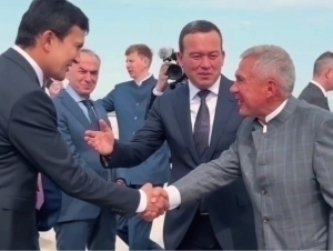  The leader of Tatarstan visited Surkhandarya