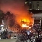 Fire breaks out at a somsa bakery in Tashkent