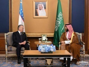 Shavkat Mirziyoyev holds a meeting with the Crown Prince