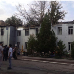 Olmaliq kon-metallurgiya kombinatiga tegishli bino yonib ketdi