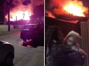 Qariyalar uyida dahshatli yong‘in chiqdi. Qurbonlar bor (video)