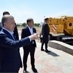 Mirziyoyev Urganchda qurilayotgan Al-Xorazmiy shaharchasiga bordi