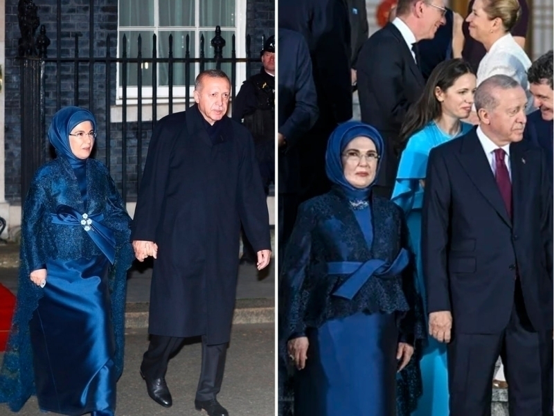 Emina Erdo‘g‘an NATO kechasiga 9 yil oldingi ko‘ylagida bordi