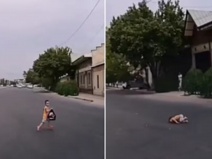 Tico hits 3-year-old boy in Tashkent