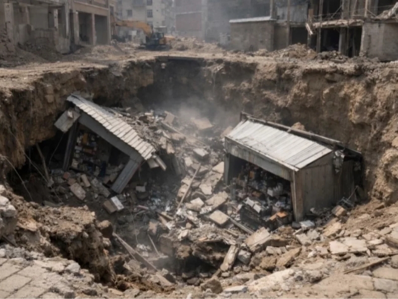 Misrda binolarni yer yutdi (video) 