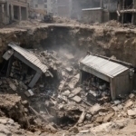 Misrda binolarni yer yutdi (video) 