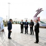 Shavkat Mirziyoyev Urganchda Manguberdi haykali ochilishida qatnashadi