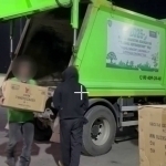 Ўзбекистонга пиротехникани чиқинди машинасида олиб кираётганлар ушланди