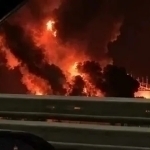 Ukraina Rostov-Dondagi neft terminalini bombardimon qildi (video)