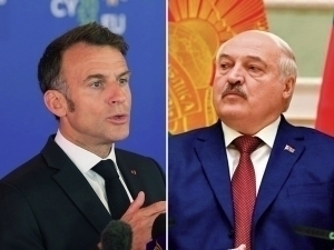 “Burningni suqma”. Makron Lukashenkoga telefon qilib, urushga aralashmaslikka chaqirdi
