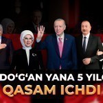 Эрдўған яна 5 йилга қасам ичди