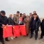 Qozog‘istonda Xitoy bayrog‘i va Si Szinpinning surati yoqib yuborildi (video)