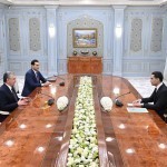 Shavkat Mirziyoyev “Arqadag‘”ning o‘g‘lini qabul qildi