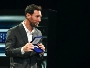 Лионель Мессига Майами шаҳрининг рамзий калити топширилди