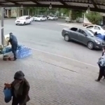 Samarqandda Cobalt o‘quvchi qizni urib ketdi (video)