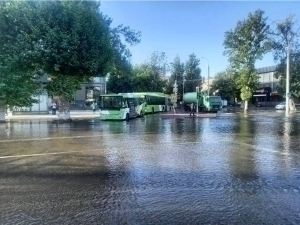 Due to the flood in Tashkent, public transport will be temporarily limited in some areas