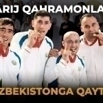 Parij qahramonlari O‘zbekistonga qaytdi