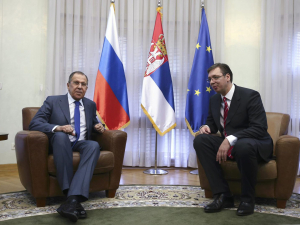 Захарованинг муаммоли постидан кейин Лавров Сербия Президенти билан гаплашиб олди
