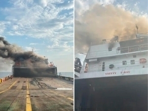 Ukraina Qora dengizda Turkiya kemasiga zarba berdi (video)