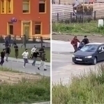Mass fight between Central Asian migrants in St. Petersburg suburb ends in arrests (video)