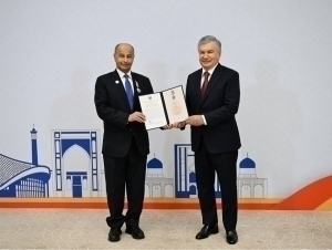 Шавкат Мирзиёев Осиё Олимпия кенгаши бош директорини ҳам мукофотлади