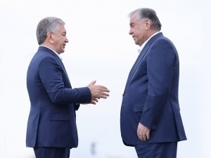 Имомали Раҳмоннинг Ўзбекистонга ташрифи якунланди