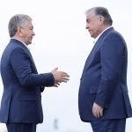 Имомали Раҳмоннинг Ўзбекистонга ташрифи якунланди