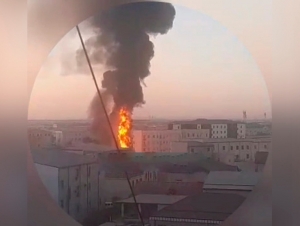 Urganchdagi “zapravka”ga o‘t ketdi (video) 