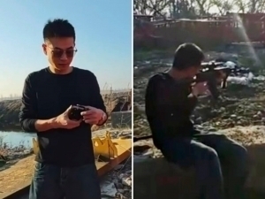 Toshkent viloyatida xorijlik fuqaro quroldan o‘q uzdi (video)