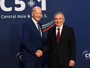 Shavkat Mirziyoyev meets with Biden