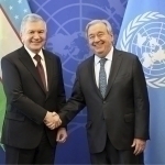 Mirziyoyev discusses key issues with UN Secretary-General Guterres